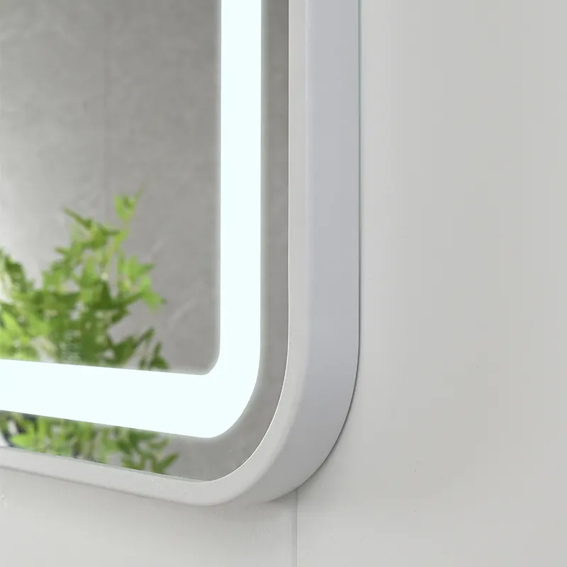SIMEX MIRROR AVERY MSN0824-LED-1025 SILVER IRON FRAME 24W LED WITH FRAME HORIZONTAL